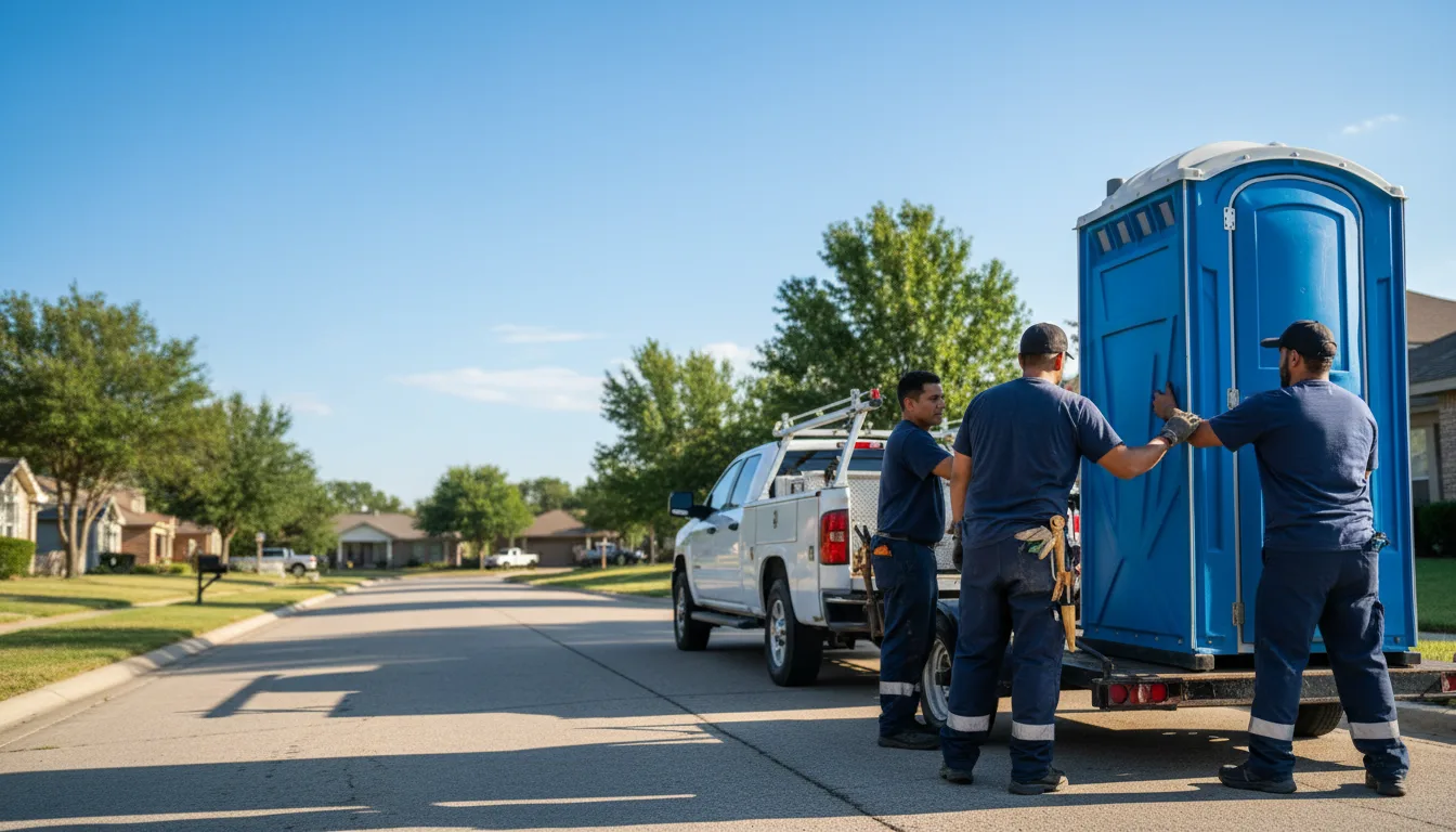 Portable Toilet Rental in Van, TX near me